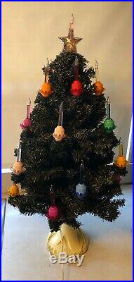 Vintage Christopher Radko SHINY BRITE 20 Bubble Light Christmas Tree