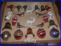 Vintage Complete Set of Unbreakable Plastic Christmas Tree Ornaments