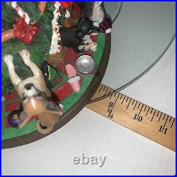 Vintage Danbury Mint Chihuahua Dog Christmas Tree 12 READ For Damage SEE VIDEO