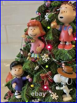 Vintage Danbury Mint The Peanuts Christmas Tree Lights Up