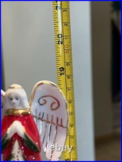 Vintage Danbury Mint White Porcelain Christmas Magic Lighted Christmas Tree 19