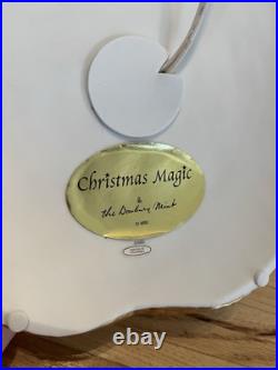 Vintage Danbury Mint White Porcelain Christmas Magic Lighted Christmas Tree 19