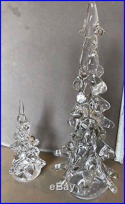 Vintage Daum 16 Large Crystal Christmas Tree, EUC