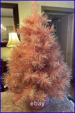 Vintage Disney Barbie & Rapunzel Pink Lighted Holiday Christmas Tree 33
