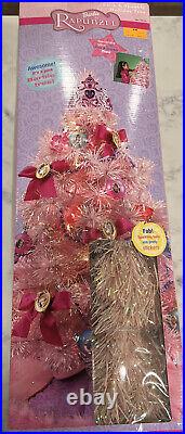 Vintage Disney Barbie Rapunzel Pink Lit Christmas Tree Toys R US EXCLUSIVE RARE