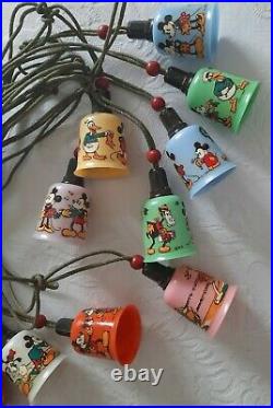Vintage Disney Christmas Mickey Mouse Tree Lights WORKING Mazda like Pifco