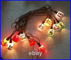 Vintage Disney Christmas Mickey Mouse Tree Lights WORKING Mazda like Pifco