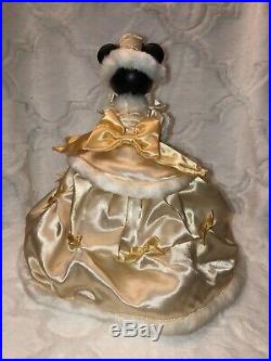 Vintage Disney Minnie Mouse Victorian Dress Christmas Tree Topper Porcelain