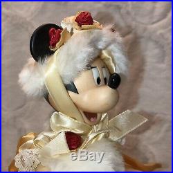Vintage Disney Minnie Mouse Victorian Dress Christmas Tree Topper Porcelain