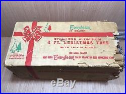 Vintage Evergleam 4 ft 58 Branch Christmas Tree
