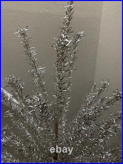 Vintage Evergleam Deluxe Aluminum 6f Sparkler 61 Branch Christmas Tree