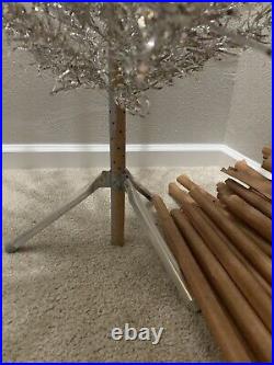 Vintage Evergleam Deluxe Aluminum 6f Sparkler 61 Branch Christmas Tree