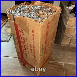 Vintage Evergleam Deluxe Aluminum Christmas Tree 4 ft 54 Branch In Original Box