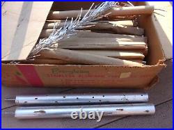 Vintage Evergleam Stainless Aluminum Christmas Tree 55 Branches Pole No Stand