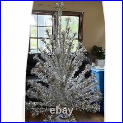 Vintage Evergleam Stainless Aluminum POM Xmas Tree in Original Box