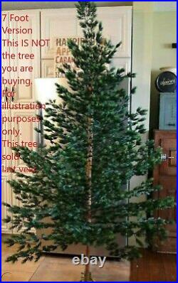 Vintage Evergreen 6 Ft. Plastic Christmas Tree Aluminum Specialty Manitowoc, Wi