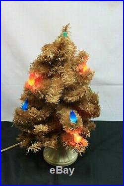 Vintage Feather Christmas Tree 16 Flocked Noma Style Free Shipping