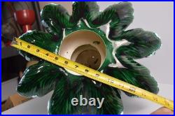 Vintage Flocked Ceramic Christmas Tree Atlantic Mold 20.5 HUGE Retro Damage Vintage Flocked Ceramic Christmas Tree Atlantic Mold 20.5 HUGE Retro Damage