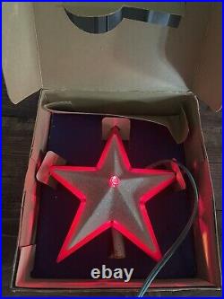 Vintage GLOLITE Illuminated Christmas Tree Star No 426- Original Box Works