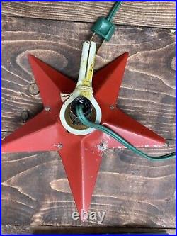 Vintage GLOLITE Illuminated Christmas Tree Star No 426- Original Box Works