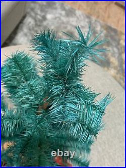 Vintage Genuine Goose Feather Green Christmas Tree 24 & Vintage Small Ornaments