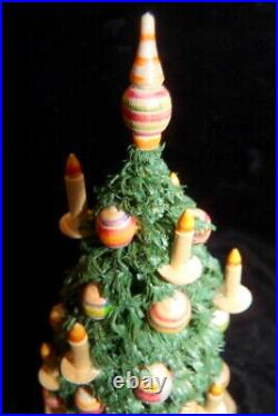 Vintage German 5.75 WOOD CHRISTMAS TREE 112 Dollhouse Miniature