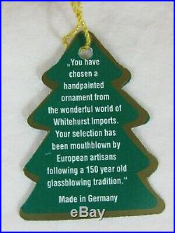 Vintage Germany Angel Glass 10 Christmas Tree Topper Beautiful
