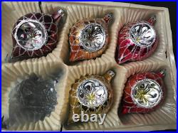 Vintage Glass Ornaments Christmas Tree Bear Madonna Lot 13 Mixture