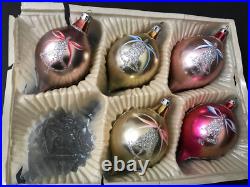 Vintage Glass Ornaments Christmas Tree Bear Madonna Lot 13 Mixture