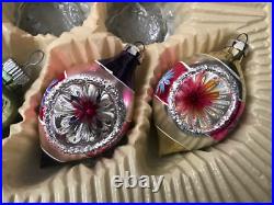 Vintage Glass Ornaments Christmas Tree Bear Madonna Lot 13 Mixture