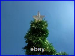 Vintage Glolite Visca Christmas Tree Glass Tip Lights Chalkware Base Works #1 Vintage Glolite Visca Christmas Tree Glass Tip Lights Chalkware Base Works #1