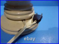 Vintage Glolite Visca Christmas Tree Glass Tip Lights Chalkware Base Works #1 Vintage Glolite Visca Christmas Tree Glass Tip Lights Chalkware Base Works #1