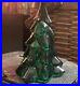 Vintage Green Art Glass Tree 7