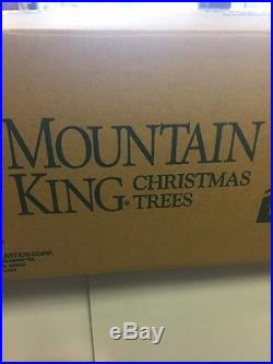 Vintage Green Built In Light Mountain King Christmas Tree Made In USA