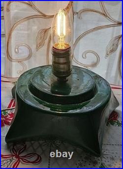 Vintage Green Ceramic Lighted Christmas Tree Holland Mold Co