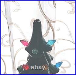 Vintage Green Ceramic Lighted Christmas Tree Holland Mold Co