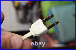 Vintage Green Holland Mold Ceramic Christmas Tree 20 Star Base Snow Tipped GUC