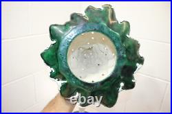 Vintage Green Holland Mold Ceramic Christmas Tree 20 Star Base Snow Tipped GUC Vintage Green Holland Mold Ceramic Christmas Tree 20 Star Base Snow Tipped GUC