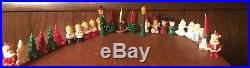 Vintage Gurley Candle Christmas Lot 26 Santa Church Trees Choir Angels Lanterns+