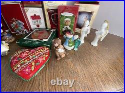 Vintage Hallmark Keepsake Christmas Tree Ornaments Large Lot Of 26