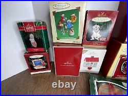 Vintage Hallmark Keepsake Christmas Tree Ornaments Large Lot Of 26