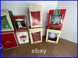 Vintage Hallmark Keepsake Christmas Tree Ornaments Large Lot Of 26