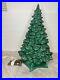 Vintage Holland Mold Ceramic Christmas Tree 19x 11 With Lights/Tested & Works