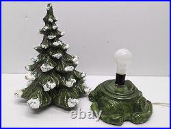 Vintage Holland Mold Ceramic Christmas Tree Lights 16