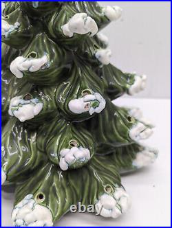 Vintage Holland Mold Ceramic Christmas Tree Lights 16