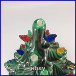 Vintage Holland Mold Ceramic Christmas Tree Lights 16 3/4