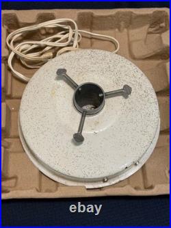 Vintage Holly Time Revolving Aluminum Christmas Tree Turner Stand Works