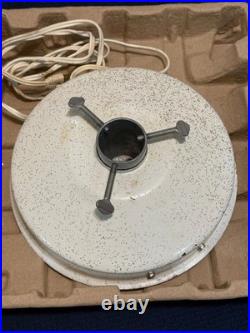 Vintage Holly Time Revolving Aluminum Christmas Tree Turner Stand Works