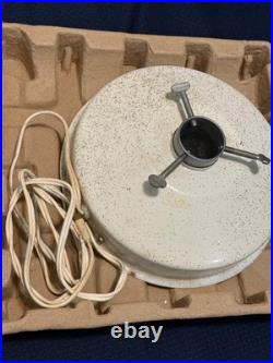 Vintage Holly Time Revolving Aluminum Christmas Tree Turner Stand Works