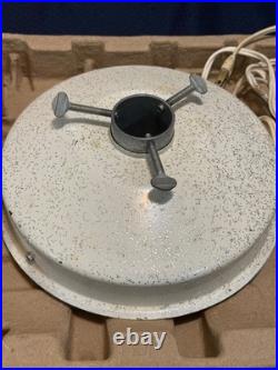 Vintage Holly Time Revolving Aluminum Christmas Tree Turner Stand Works